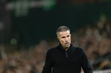 Robin Van Persie, Real Betis Balompie ve Feyenoord Rotterdam (Maciej Rogowski / Ball Raw Images) takımları arasında oynanan UEFA Avrupa Ligi maçında görüldü)