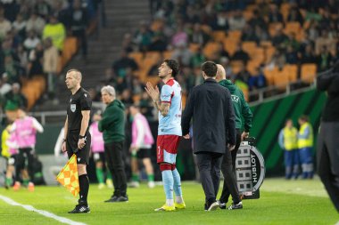 Jakub Moder, Real Betis Balompie ve Feyenoord Rotterdam (Maciej Rogowski / Ball Raw Images) takımları arasında oynanan UEFA Avrupa Ligi maçında görüldü.)