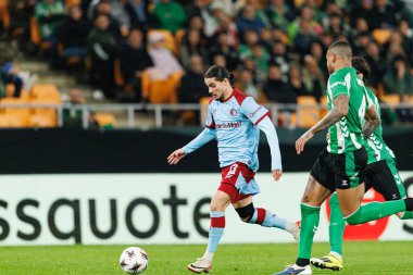 Anis Moussa, Real Betis Balompie ve Feyenoord Rotterdam (Maciej Rogowski / Ball Raw Images) takımları arasında oynanan UEFA Avrupa Ligi maçında görüldü.)