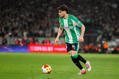 Abde Ezzalzouli Copa Del Rey çeyrek final maçında Real Betis Balompie ve Atletico de Madrid (Maciej Rogowski / Ball Raw Images) takımları arasında görüldü.)