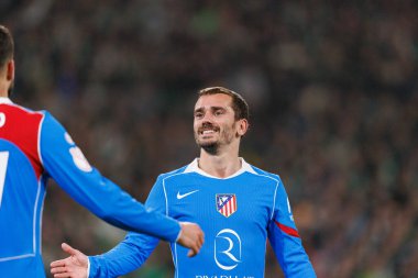 Antoine Griezmann Copa Del Rey çeyrek final maçında Real Betis Balompie ve Atletico de Madrid (Maciej Rogowski / Ball Raw Images) takımları arasında görüldü.)