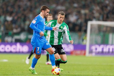 Antoine Griezmann ve Nelson Deossa Copa Del Rey çeyrek final maçında Real Betis Balompie ve Atletico de Madrid (Maciej Rogowski / Ball Raw Images)