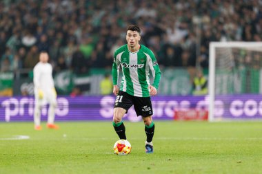 Marc Roca, Real Betis Balompie ve Atletico de Madrid takımları arasında oynanan Copa Del Rey çeyrek final maçında görüldü (Maciej Rogowski / Ball Raw Images)