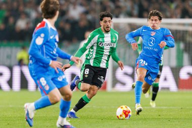 Real Betis Balompie ve Atletico de Madrid (Maciej Rogowski / Ball Raw Images) takımları arasında oynanan Copa Del Rey çeyrek final maçında Pablo Fornals görüldü.)