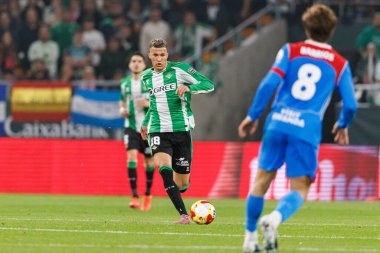 Real Betis Balompie ve Atletico de Madrid (Maciej Rogowski / Ball Raw Images) takımları arasında oynanan Copa Del Rey çeyrek final maçında Nelson Deossa görüldü)