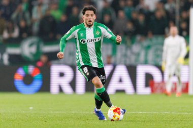 Real Betis Balompie ve Atletico de Madrid (Maciej Rogowski / Ball Raw Images) takımları arasında oynanan Copa Del Rey çeyrek final maçında Pablo Fornals görüldü.)