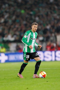 Real Betis Balompie ve Atletico de Madrid (Maciej Rogowski / Ball Raw Images) takımları arasında oynanan Copa Del Rey çeyrek final maçında Nelson Deossa görüldü)
