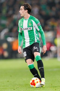 Valentin Gomez Copa Del Rey çeyrek final maçında Real Betis Balompie ve Atletico de Madrid (Maciej Rogowski / Ball Raw Images) takımları arasında görüldü.)