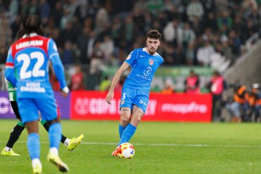 Matteo Ruggeri, Real Betis Balompie ve Atletico de Madrid (Maciej Rogowski / Ball Raw Images) takımları arasında Copa Del Rey çeyrek final maçında görüldü.)