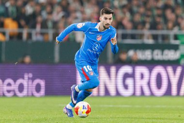 Alex Baena, Real Betis Balompie ve Atletico de Madrid takımları arasında oynanan Copa Del Rey çeyrek final maçında görüldü (Maciej Rogowski / Ball Raw Images)