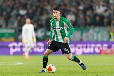 Marc Roca, Real Betis Balompie ve Atletico de Madrid takımları arasında oynanan Copa Del Rey çeyrek final maçında görüldü (Maciej Rogowski / Ball Raw Images)