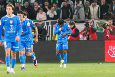 Ademola Lookman Copa Del Rey çeyrek final maçında Real Betis Balompie ve Atletico de Madrid (Maciej Rogowski / Ball Raw Images)