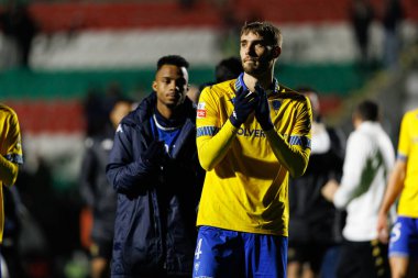 Ferro, Liga Portekiz maçı sırasında Estrela Amadora ve GD Estoril praia takımları arasında Estadio Jose Gomes 'de görüldü (Maciej Rogowski / Ball Raw Images)