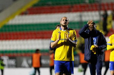 Nodar Lominadze, Liga Portekiz maçı sırasında Estrela Amadora ve GD Estoril praia takımları arasında Estadio Jose Gomes 'de (Maciej Rogowski / Ball Raw Images)