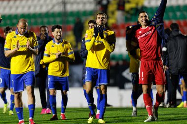 Ferro, Liga Portekiz maçı sırasında Estrela Amadora ve GD Estoril praia takımları arasında Estadio Jose Gomes 'de görüldü (Maciej Rogowski / Ball Raw Images)