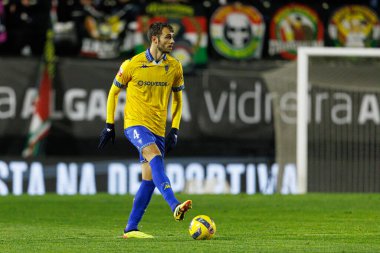 Ferro, Liga Portekiz maçı sırasında Estrela Amadora ve GD Estoril praia takımları arasında Estadio Jose Gomes 'de görüldü (Maciej Rogowski / Ball Raw Images)