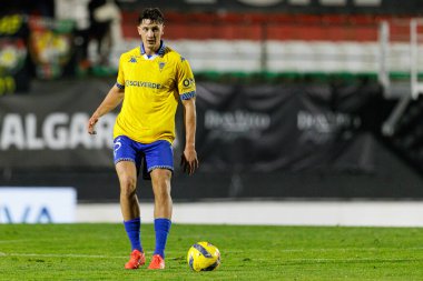 Kevin Boma, Liga Portekiz maçı sırasında Estrela Amadora ve GD Estoril praia takımları arasında Estadio Jose Gomes 'de görüldü (Maciej Rogowski / Ball Raw Images)