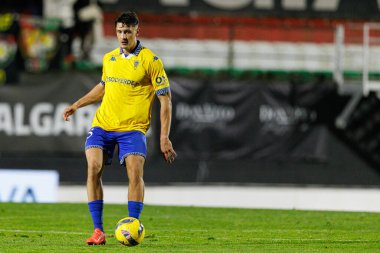 Kevin Boma, Liga Portekiz maçı sırasında Estrela Amadora ve GD Estoril praia takımları arasında Estadio Jose Gomes 'de görüldü (Maciej Rogowski / Ball Raw Images)
