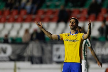 Liga Portekiz maçında Estrela Amadora ve GD Estoril praia takımları arasında Estadio Jose Gomes 'de (Maciej Rogowski / Ball Raw Images) görülen Alejandro Marques)