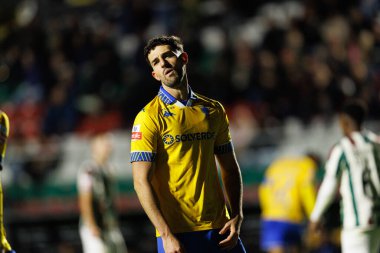 Liga Portekiz maçında Estrela Amadora ve GD Estoril praia takımları arasında Estadio Jose Gomes 'de (Maciej Rogowski / Ball Raw Images) görülen Alejandro Marques)