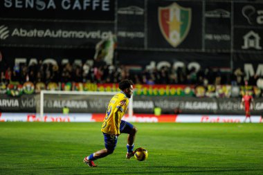 Rafik Guitane, Liga Portekiz maçı sırasında Estrela Amadora ve GD Estoril praia takımları arasında Estadio Jose Gomes 'de görüldü (Maciej Rogowski / Ball Raw Images)