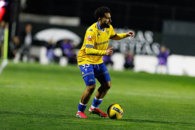 Rafik Guitane, Liga Portekiz maçı sırasında Estrela Amadora ve GD Estoril praia takımları arasında Estadio Jose Gomes 'de görüldü (Maciej Rogowski / Ball Raw Images)