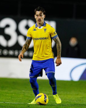 Ricard Sanchez, Liga Portekiz maçı sırasında Estrela Amadora ve GD Estoril praia takımları arasında Estadio Jose Gomes 'de görüldü (Maciej Rogowski / Ball Raw Images)