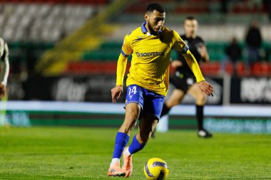 Yanis Begraoui, Liga Portekiz maçı sırasında Estrela Amadora ve GD Estoril praia takımları arasında Estadio Jose Gomes (Maciej Rogowski / Ball Raw Images)