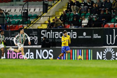 Rafik Guitane, Liga Portekiz maçı sırasında Estrela Amadora ve GD Estoril praia takımları arasında Estadio Jose Gomes 'de görüldü (Maciej Rogowski / Ball Raw Images)
