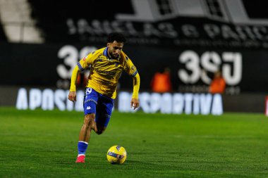 Rafik Guitane, Liga Portekiz maçı sırasında Estrela Amadora ve GD Estoril praia takımları arasında Estadio Jose Gomes 'de görüldü (Maciej Rogowski / Ball Raw Images)