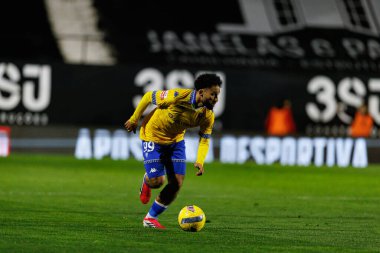 Rafik Guitane, Liga Portekiz maçı sırasında Estrela Amadora ve GD Estoril praia takımları arasında Estadio Jose Gomes 'de görüldü (Maciej Rogowski / Ball Raw Images)