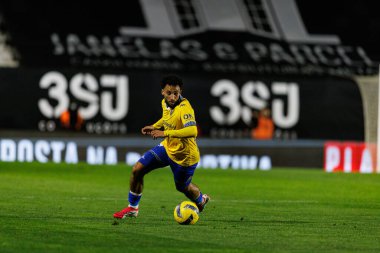 Rafik Guitane, Liga Portekiz maçı sırasında Estrela Amadora ve GD Estoril praia takımları arasında Estadio Jose Gomes 'de görüldü (Maciej Rogowski / Ball Raw Images)