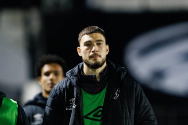 Atanas Chernev, Liga Portekiz maçı sırasında Estrela Amadora ve GD Estoril praia takımları arasında Estadio Jose Gomes 'de (Maciej Rogowski / Ball Raw Images) görüldü.)