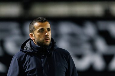 Joao Nuno, Liga Portekiz maçı sırasında Estrela Amadora ve GD Estoril praia takımları arasında Estadio Jose Gomes 'de görüldü (Maciej Rogowski / Ball Raw Images)