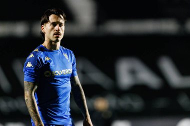 Ricard Sanchez, Liga Portekiz maçı sırasında Estrela Amadora ve GD Estoril praia takımları arasında Estadio Jose Gomes 'de görüldü (Maciej Rogowski / Ball Raw Images)