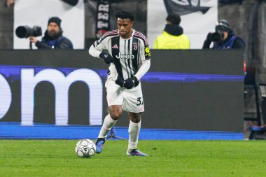 Lois Openda, Juventus FC ve SL Benfica (Maciej Rogowski / Ball Raw Images) arasındaki Şampiyonlar Ligi faz maçında görüldü.)