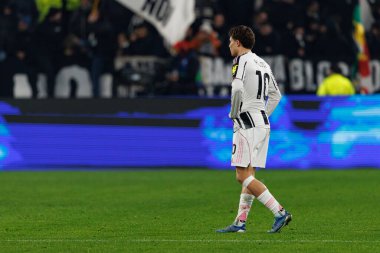 Kenan Yıldız, Juventus FC ve SL Benfica (Maciej Rogowski / Ball Raw Images) arasında Şampiyonlar Ligi faz maçında görüldü)