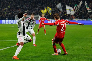Andreas Schjelderup, Juventus FC ve SL Benfica (Maciej Rogowski / Ball Raw Images) arasındaki Şampiyonlar Ligi faz maçında görüldü.)