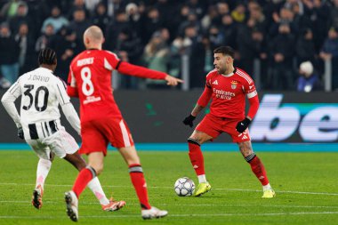 Nicolas Otamendi, Juventus FC ve SL Benfica (Maciej Rogowski / Ball Raw Images) arasındaki Şampiyonlar Ligi faz maçında görüldü.)