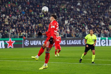 Nicolas Otamendi, Juventus FC ve SL Benfica (Maciej Rogowski / Ball Raw Images) arasındaki Şampiyonlar Ligi faz maçında görüldü.)