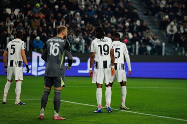 Juventus FC ile SL Benfica (Maciej Rogowski / Ball Raw Images) arasındaki Şampiyonlar Ligi faz maçında Khephren Thuram görüldü.)