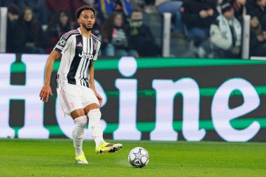 Andreas Schjelderup, Juventus FC ve SL Benfica (Maciej Rogowski / Ball Raw Images) arasındaki Şampiyonlar Ligi faz maçında görüldü.)