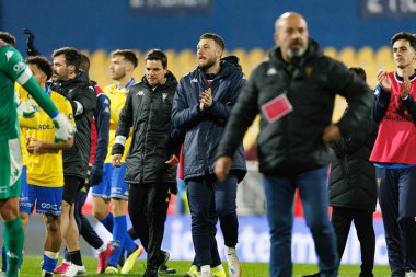 Martin Turk, Liga Portekiz maçı sırasında Estoril Praia ve Vitoria SC takımları arasında Estadio Antonio Coimbra da Mota 'da görüldü (Maciej Rogowski / Ball Raw Images)