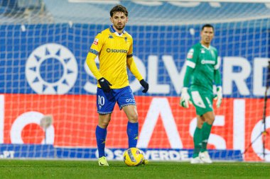 Jordan Holsgrove, Liga Portekiz maçı sırasında Estoril Praia ve Vitoria SC takımları arasında Estadio Antonio Coimbra da Mota (Maciej Rogowski / Ball Raw Images)