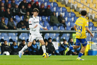 Miguel Nobrega, Liga Portekiz maçı sırasında Estoril Praia ve Vitoria SC takımları arasında Estadio Antonio Coimbra da Mota 'da görüldü (Maciej Rogowski / Ball Raw Images)