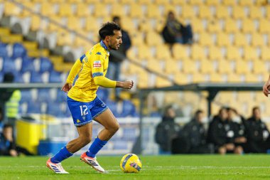 Joao Carvalho, Liga Portekiz maçı sırasında Estoril Praia ve Vitoria SC takımları arasında Estadio Antonio Coimbra da Mota (Maciej Rogowski / Ball Raw Images)