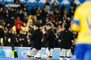Miguel Nobrega, Liga Portekiz maçı sırasında Estoril Praia ve Vitoria SC takımları arasında Estadio Antonio Coimbra da Mota 'da görüldü (Maciej Rogowski / Ball Raw Images)