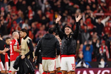 Georgiy Sudakov SL Benfica ve Real Madrid CF (Maciej Rogowski / Ball Raw Images) arasındaki Şampiyonlar Ligi faz maçında görüldü)