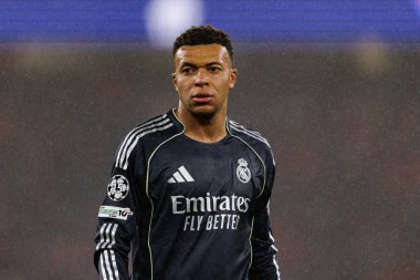 SL Benfica ve Real Madrid CF (Maciej Rogowski / Ball Raw Images) arasındaki Şampiyonlar Ligi faz maçında Kylian Mbappe görüldü)
