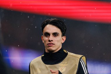 Joao Rego Şampiyonlar Ligi faz oyunu sırasında SL Benfica ve Real Madrid CF arasında görüldü (Maciej Rogowski / Ball Raw Images)
